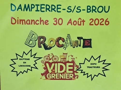 DAMPIERRE-SOUS-BROU - Brocante, vide-greniers de l’Éveil Dampierrois