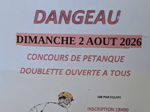 DANGEAU - Concours de pétanque