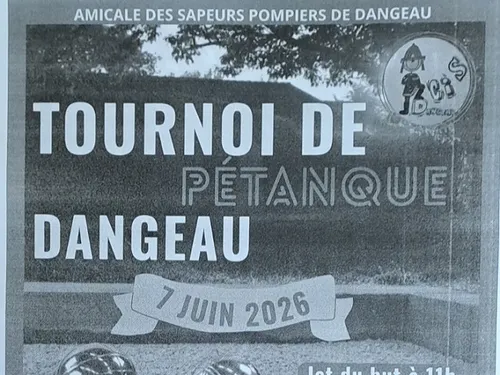 DANGEAU - Tournoi de pétanque des sapeurs-pompiers