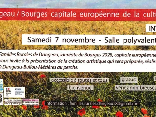DANGEAU - Réunion : Dangeau / Bourges capitale européenne de la...
