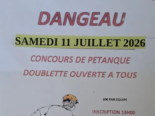 DANGEAU - Concours de pétanque