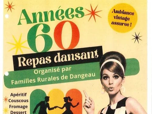 DANGEAU - Repas dansant « Années 60 »
