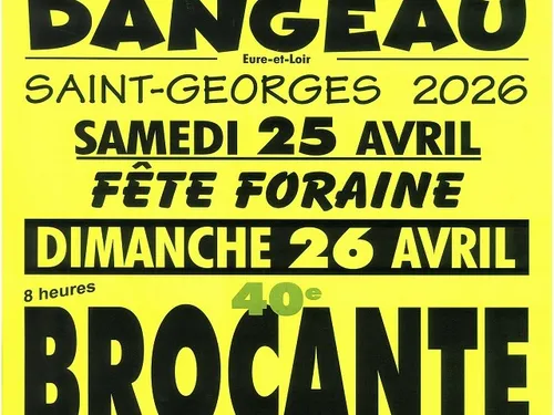 DANGEAU - Brocante de la Saint Georges