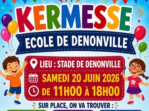 DENONVILlE - Kermesse de l'école