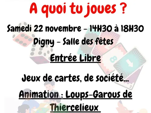 DIGNY - Après-midi jeux