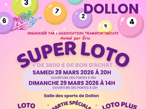 DOLLON (72) - loto du Team Sport Méca 72