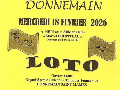 DONNEMAIN - Loto des Toujours Jeunes