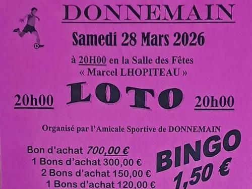 DONNEMAIN - Loto de l'Amicale Sportive