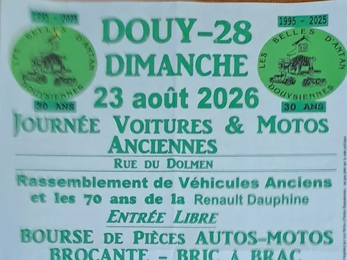 DOUY - Journée voitures et motos anciennes