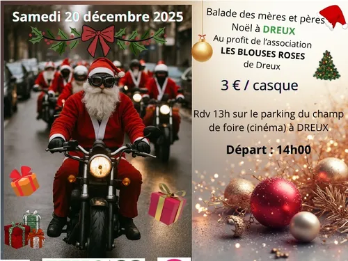 DREUX - Balade des mères et pères Noël