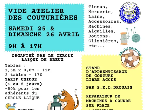 DREUX - Vide atelier des couturières