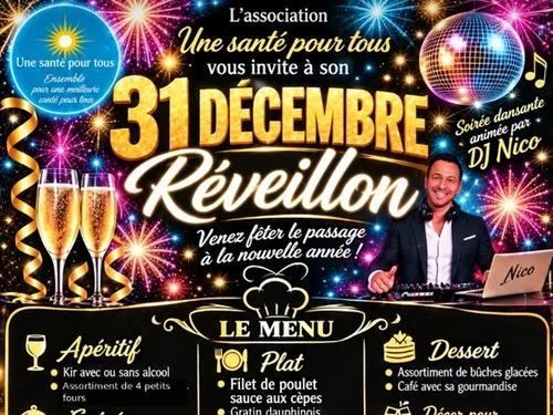 DREUX - Réveillon de l'association Une santé pour tous