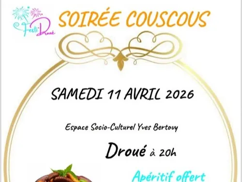 DROUÉ (41) - Soirée couscous de Festi'Droué