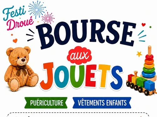 DROUÉ (41) - Bourse aux jouets de Festi Droué