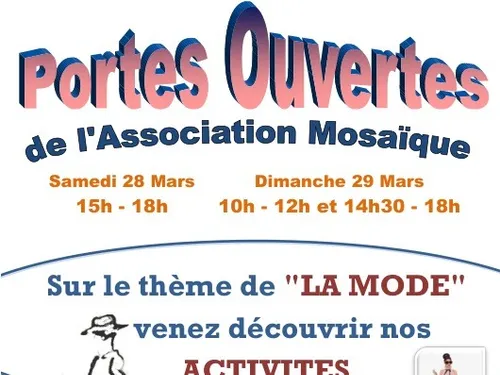 DROUE-SUR-DROUETTE - Portes ouvertes de l'association Mosaïque