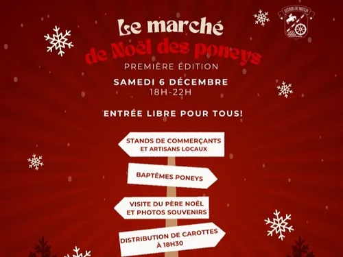 ÉCLUZELLES - Marché de Noël des poneys