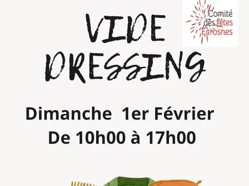 ÉCROSNES – Vide dressing du comité des fêtes