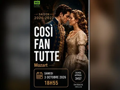 ORLÉANS (45) - En direct de New York : Cosi Fan Tutte