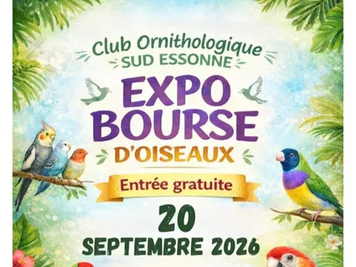 ÉTAMPES (91) - Expo bourse d'oiseaux