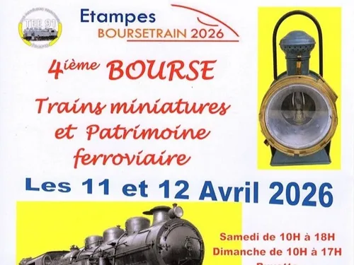 ÉTAMPES (91) - 4e bourse de trains miniatures et patrimoine...