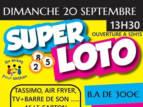 ÉZY-SUR-EURE (27) - Loto de l'association En Avant pour Nathan