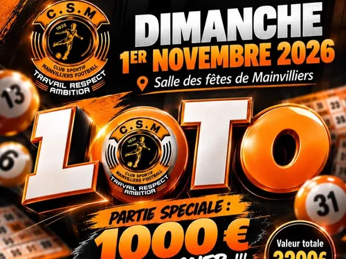 MAINVILLIERS - Loto du CSM Football