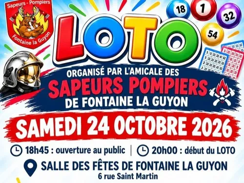 FONTAINE-LA-GUYON - Loto des sapeurs-pompiers