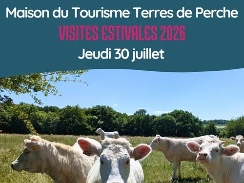 FONTAINE-SIMON - Visite estivale : Jardin et ferme laitière