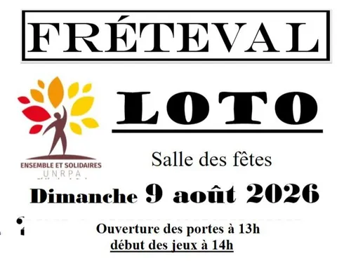 FRÉTEVAL (41) - Loto de l'UNRPA