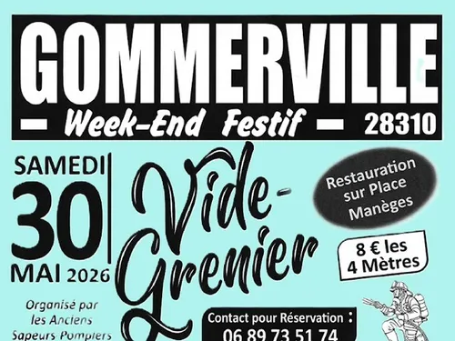 GOMMERVILLE - Vide-greniers des anciens sapeurs-pompiers