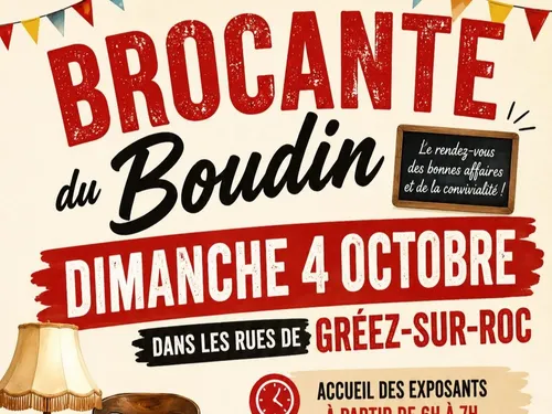 GRÉEZ-SUR-ROC (72) - Brocante du boudin