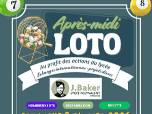HANCHES - Loto de l'APE du Lycée Josephine Baker
