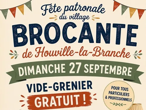 HOUVILLE-LA-BRANCHE - Brocante du comité des fêtes
