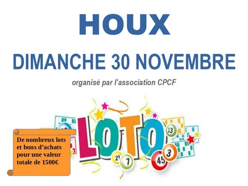 HOUX - Loto de l'association CPCF