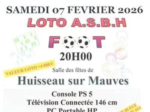 HUISSEAU-SUR-MAUVES (45) - Loto de l'ASBH