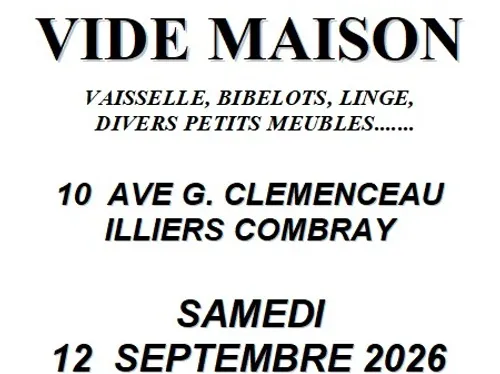 ILLIERS-COMBRAY - Vide maison de l'association Les Aubépines