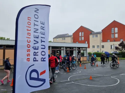 L'Association Prévention Routière met au défi des élèves de CM2