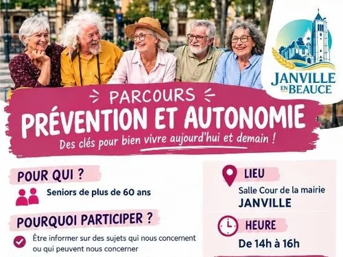 JANVILLE - Atelier : Parcours prévention et autonomie