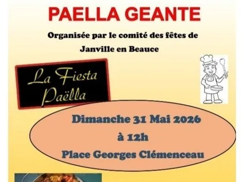 JANVILLE - Paëlla géante du comité des fêtes
