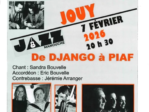 JOUY - Concert jazz manouche : De Django à Piaf
