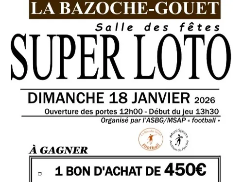 LA BAZOCHE-GOUËT - Loto du foot