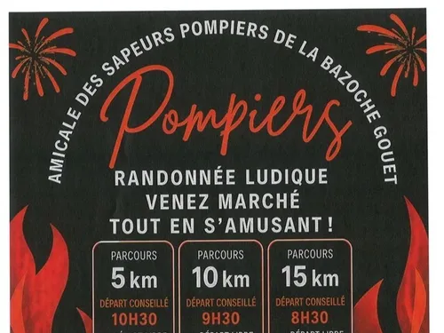 LA BAZOCHE-GOUËT - Randonnée ludique des pompiers