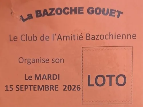 LA BAZOCHE-GOUËT - Loto du club de l'Amitié Bazochienne