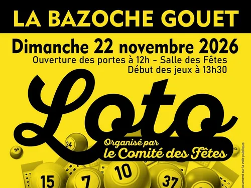 LA BAZOCHE-GOUËT - Loto du comité des fêtes