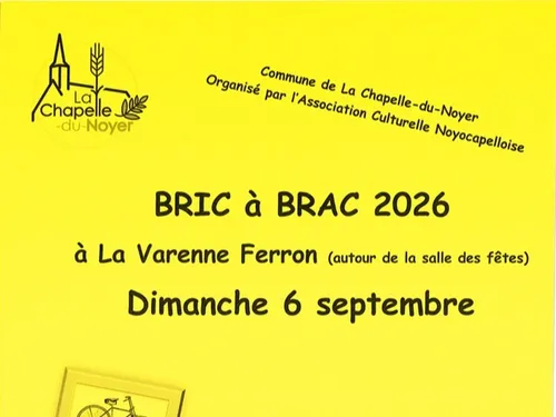 LA CHAPELLE-DU-NOYER - Bric-à-brac de l'Association Culturelle...