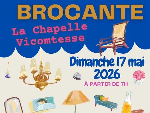 LA CHAPELLE-VICOMTESSE (41) - Brocante de la commune