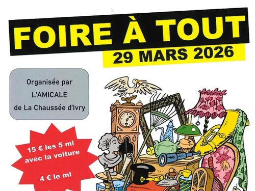LA CHAUSSÉE-D'IVRY - Foire à tout de l'Amicale