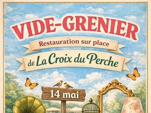 LA CROIX-DU-PERCHE - Brocante du comité des fêtes