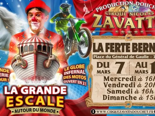 LA FERTÉ-BERNARD (72) - Représentation du cirque Nicolas Zavatta