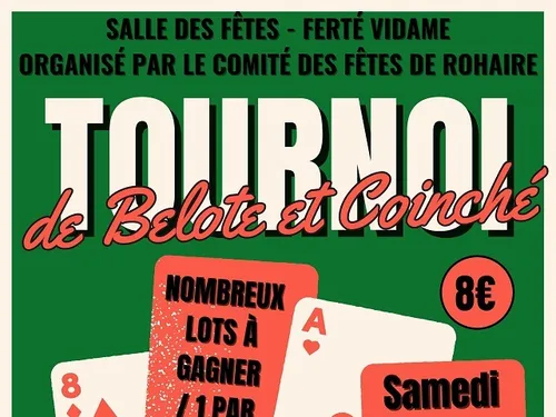 LA FERTÉ-VIDAME - Concours de belote du comité des fêtes de Rohaire